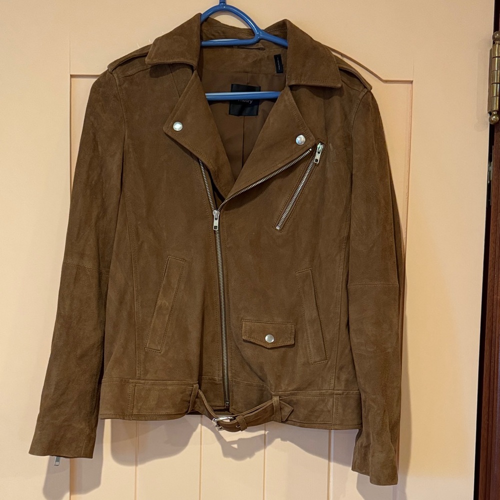 Theory Brown Suede Jacket, P